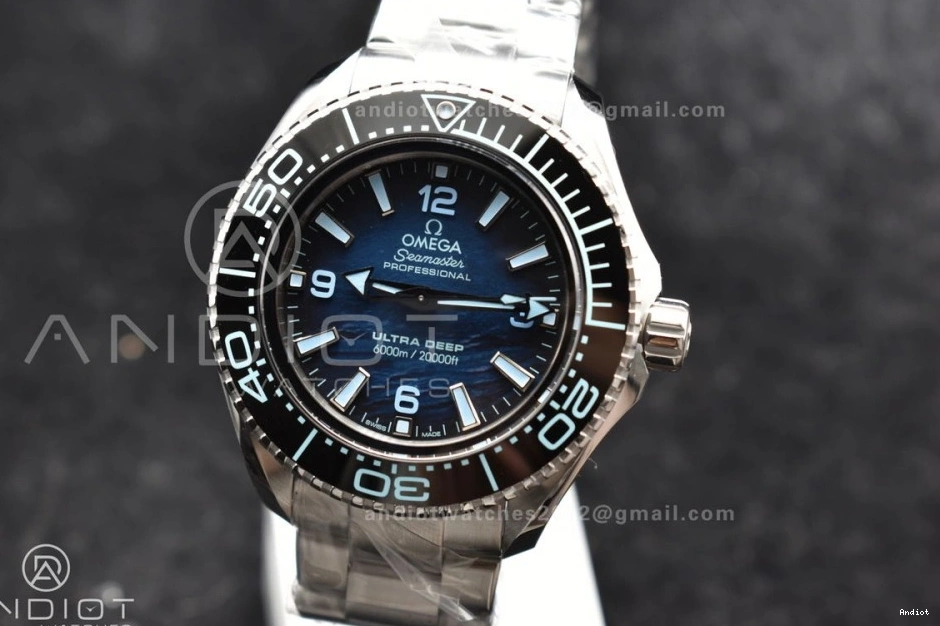 Summer Seamaster Clone Dial A8912 Bracelet VSF 1:1 Super Deep Blue Edition 6000M Ultra on Best SS SS 0514